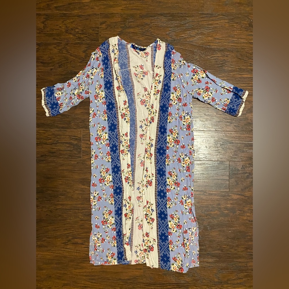 Blue Rain Boho kimono
